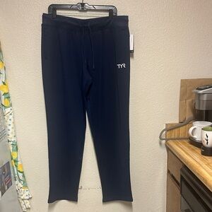 NWT TYR Podium Dark Blue Joggers Size L